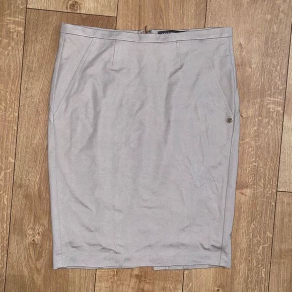 Carla Montanarini Beige Pencil Skirt Size IT 42 / US Medium - Picture 2 of 12